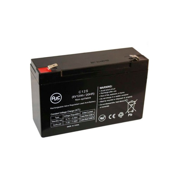 Battery Clerk AJC Amav Enterprise Power Rider 9539 6V 12Ah Wheelchair Battery AMAV ENTERPRISE-POWER RIDER 9539 - main